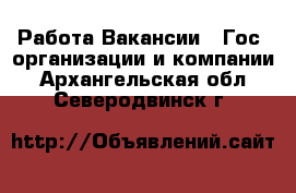 Работа Вакансии - Гос. организации и компании. Архангельская обл.,Северодвинск г.